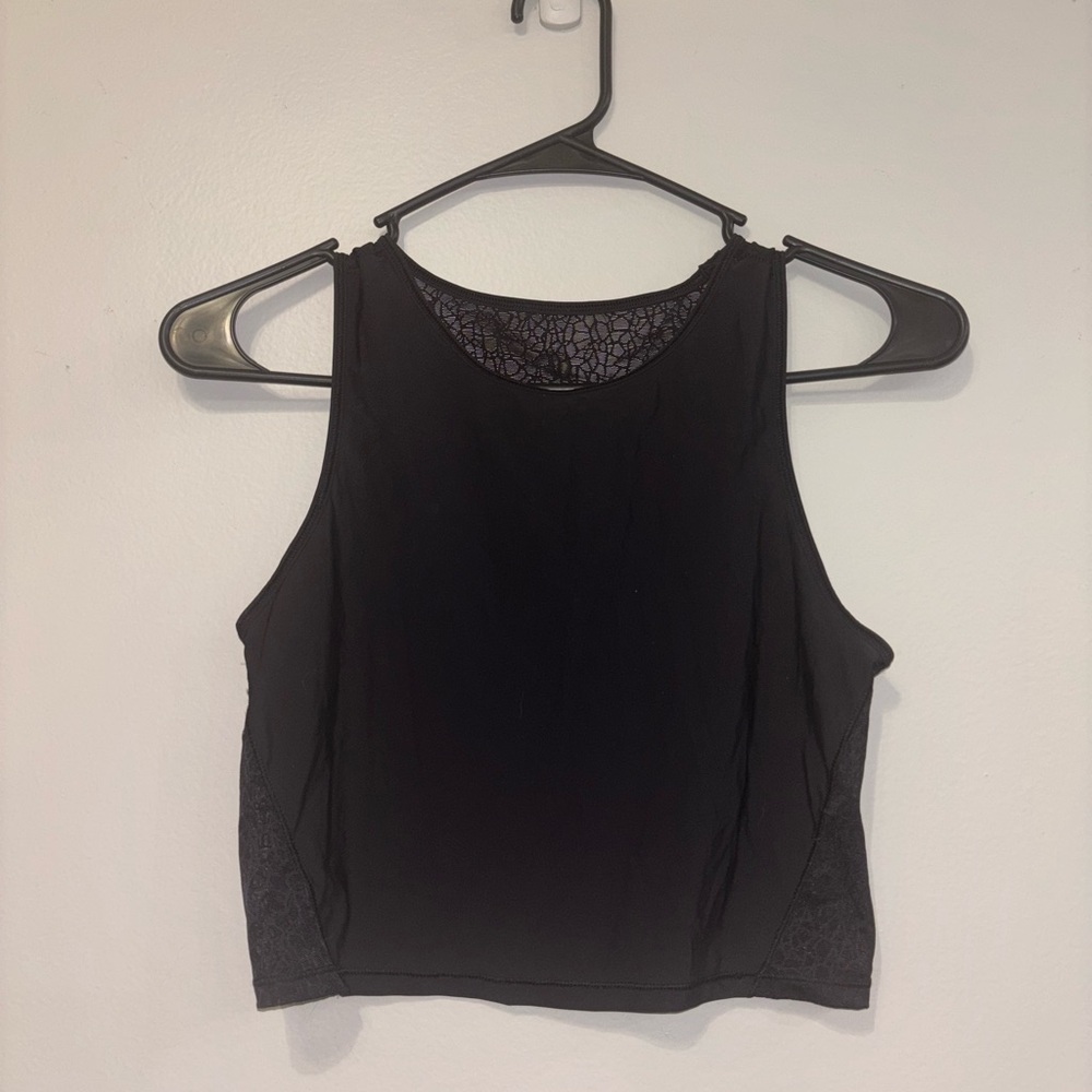 Lululemon Sculpt Tank Top Cropped - Black